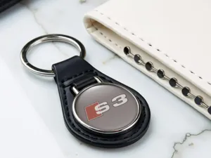 Audi Porta Anelli In Pelle Moderno Sodo Tocco Tuning